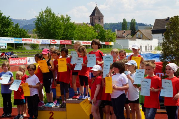 Siegererhung der Kinderleichtathletik