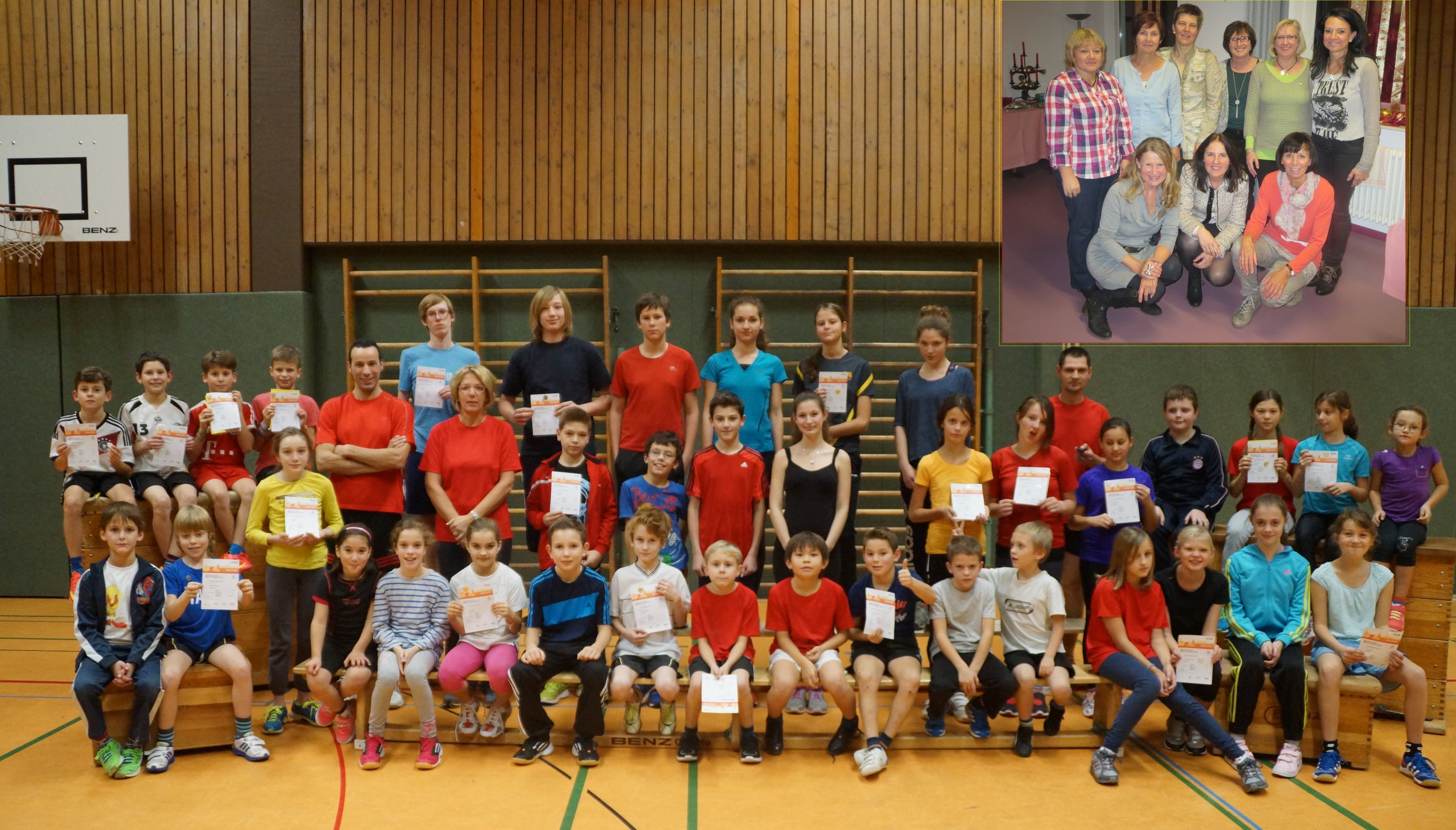 LBV Achern Jugfend und Fitnessfrauen - Sportabzeichen 2014