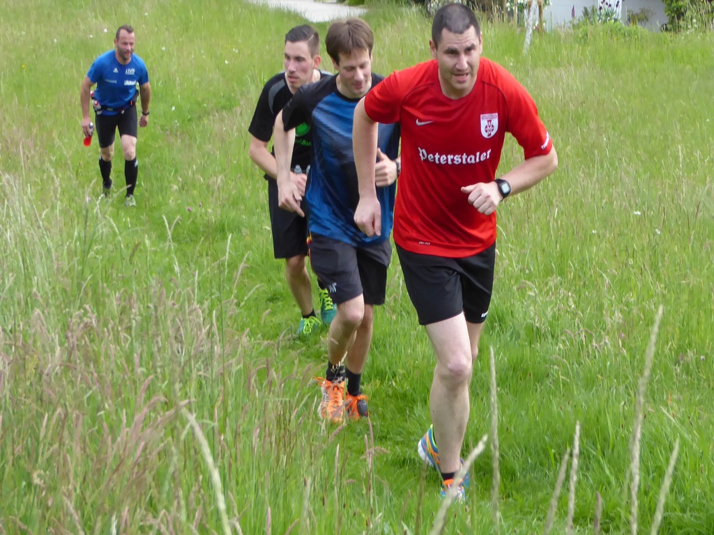Überquerung der Wiesen am Bischenberg