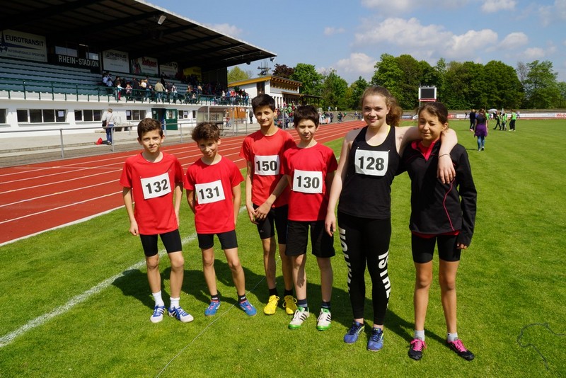 die Großen am Start