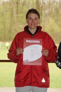 Julia Trieber bei der Ehrung