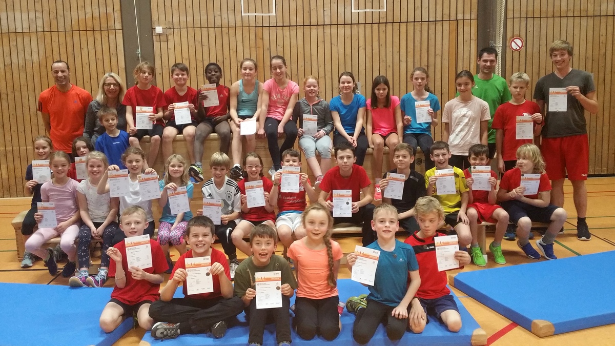 Sportabzeichen 2018 Jugend