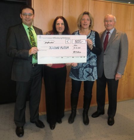 Spende des LBV Achern ans Forum Illenau